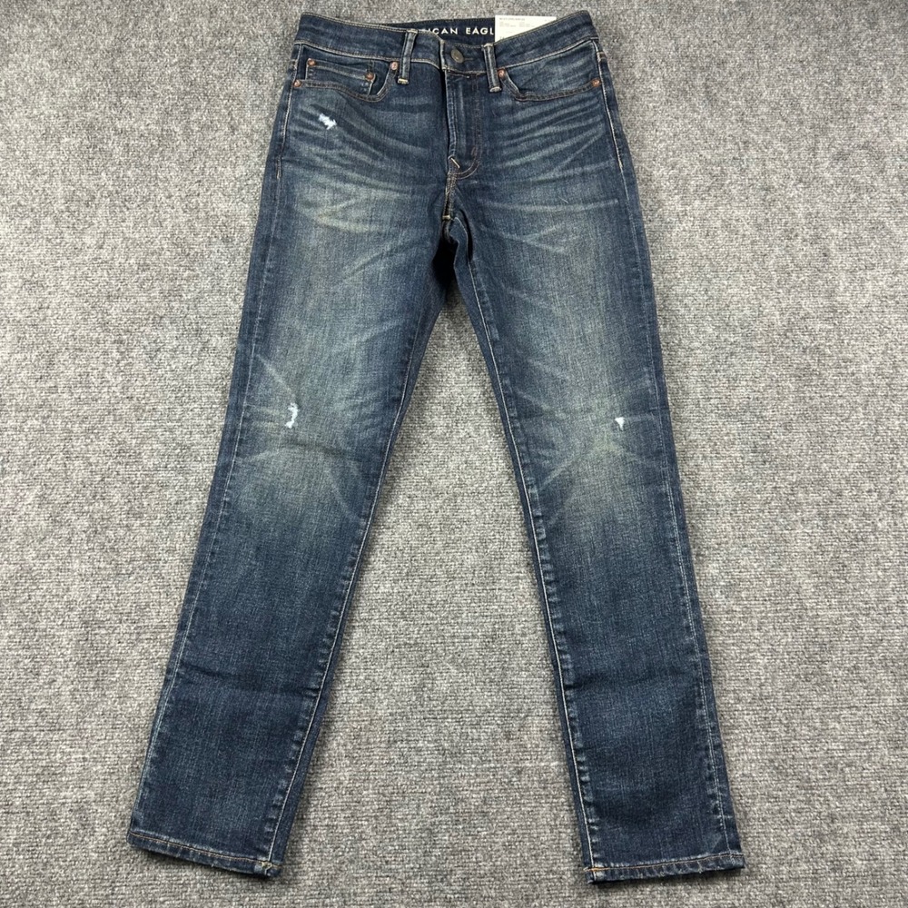 American Eagle Slim Jeans Mens 28x30 Blue Ne(x)t Level Airflex Dark Indigo NWT